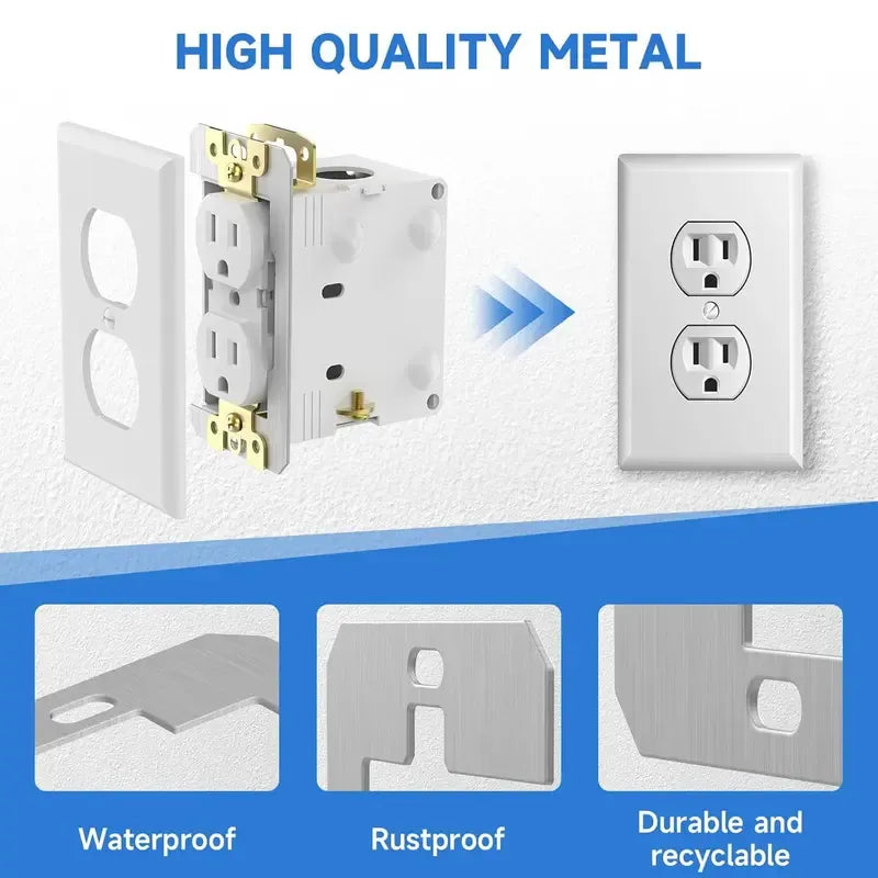 ⚡ Metal Wall Plate Outlet Spacers | Electrical Device Leveling Shims