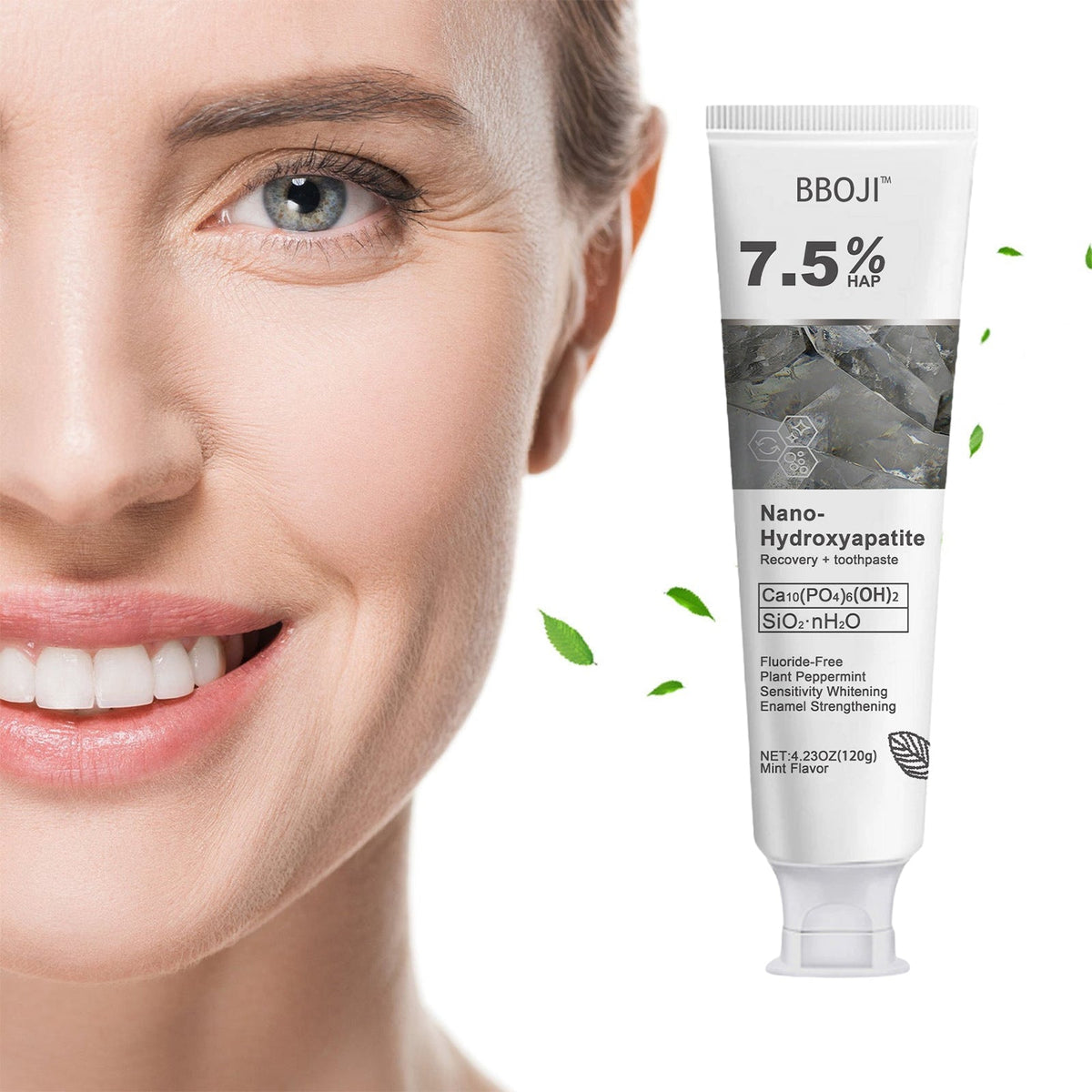 🔥 Final Day 64% OFF 🔥BBOJI™- Fluoride-Free Hydroxyapatite Toothpaste