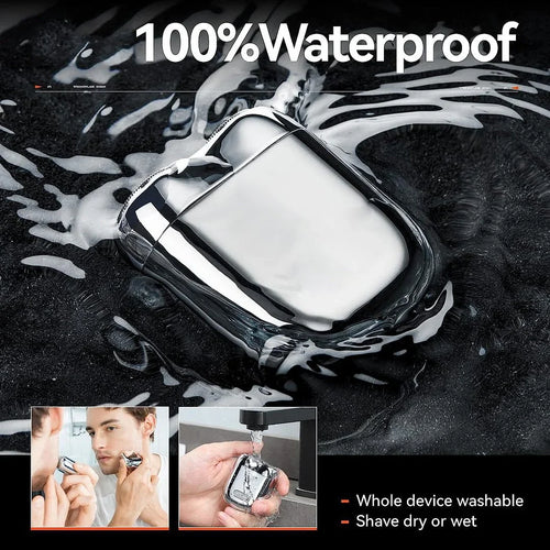 ✨HOT SALE✨2026 New Upgrade Pocket Shaver USB Mini Shavers for Men Rechargeable Waterproof Compact Electric Razor for Home, Car, Travel